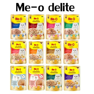 (แบบซอง) Me-O delite pouch 70g. อาหารแมว มีโอดีไลท์ อาหารเปียกแบบซอง เพาซ์ รับประกันความใหม่  Exp:2024-2025