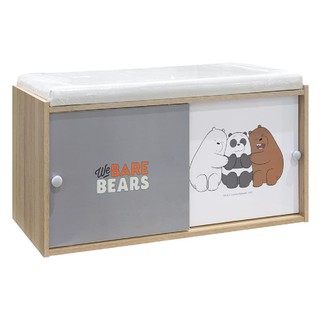 Storage cabinet SHOE CABINET FURDINI WE BARE BEARS NT OAK/WHITE GREY Multipurpose furniture Home &amp; Furniture ตู้เก็บของ