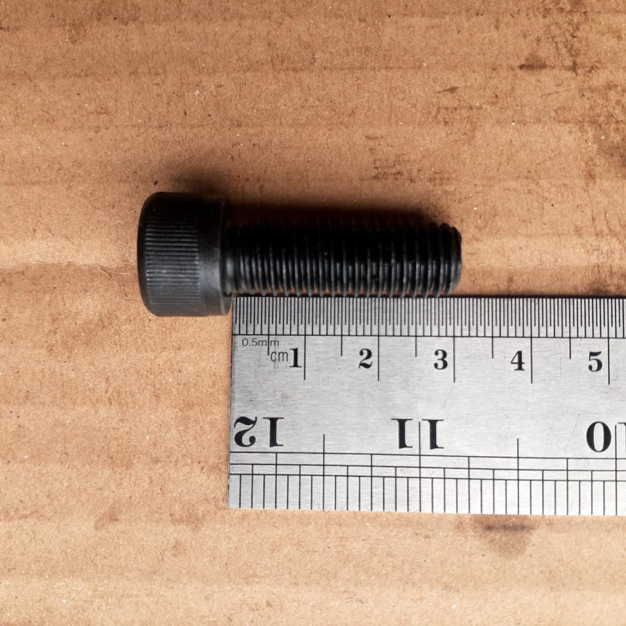 M10X30 STEEL L-BOLT นําเข้า TAIWAN / M10 X 30 STEEL L-BOLT / M10X30 เหล็กสีดํา L-BOLT นําเข้า ERLIND