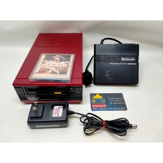 Famicom Disk System แท้ สายพานใหม่ดำแท้ หรือ FDS ชุดไฟไทยพร้อมเกม แผ่นดิสเกมยานยิง Zanac