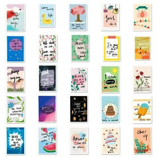 50 ชิ้นตลก Encourage สติกเกอร์กันน้ํา DIY สําหรับโทรศัพท์แล็ปท็อปรถสติกเกอร์ Creative Home Decal