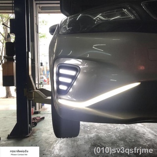 （ LED ไฟวิ่งกลางวันแบบ） Geely 18 Emgrand GL ไฟวิ่งกลางวัน Emgrand GL ดัดแปลงไฟตัดหมอกหน้า LED ไฟวิ่งกลางวันพิเศษแนวราบ