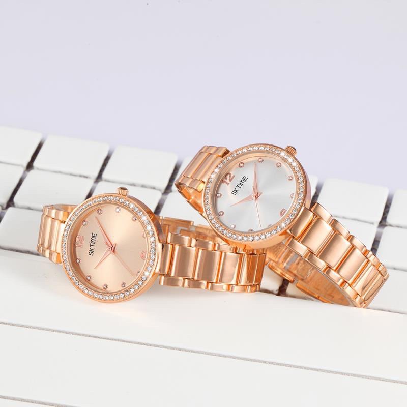 🦋ใหม่🦋 นาฬิกา sk time รุ่น D21058 ของแท้ 💯% พร้อมกล่อง มีเก็บปลายทาง