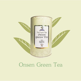 Onsen Green Tea ชาเขียว ข้าวคั่วญี่ปุ่น ชา ชาเบลนด์ Tea Luck Cha