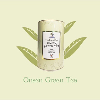 Onsen Green Tea ชาเขียว ข้าวคั่วญี่ปุ่น ชา ชาเบลนด์ Tea Luck Cha