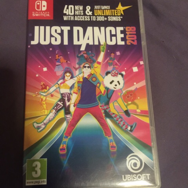แผ่นเกมส์ nintendo switch มือสอง Just Dance 2018