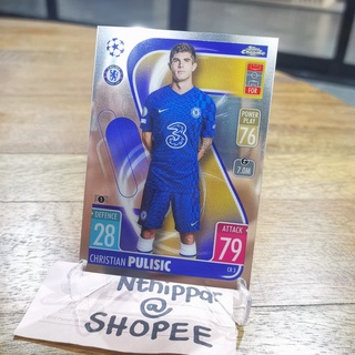 ขาย การ์ด Topps Match Attax 2021-22 Chrome Preview CR3 Christian Pulisic Chelsea การ์ดฟุตบอล การ์ดนักฟุตบอล การ์ดบอล