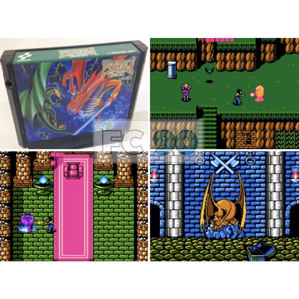 ตลับเกม Dragon Scroll [FC] ตลับแท้ญี่ปุ่นมือสอง ไม่มีกล่อง สำหรับนักสะสมเกมเกมเก่ายุค90 ฟามิคอม FAMI