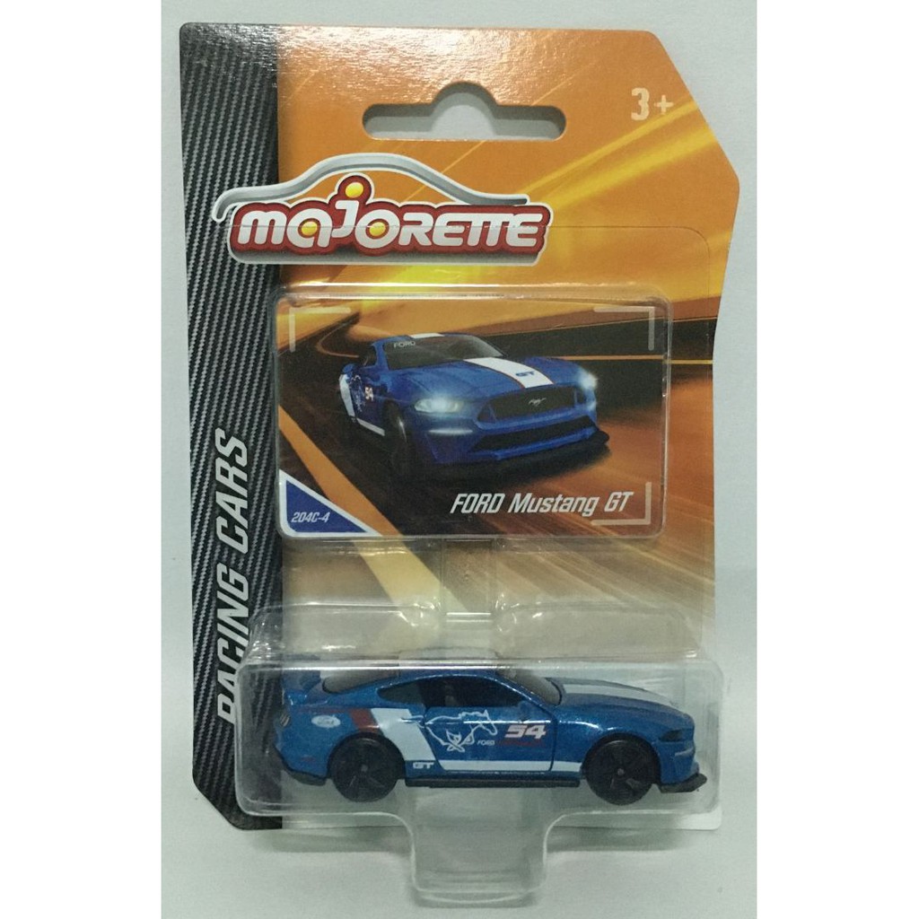 รถเหล็ก Majorette Ford Mustang GT No.54 สีน้ำเงินคาดขาว