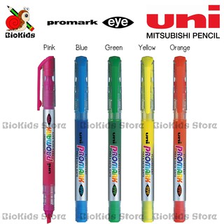 Uni promark eye: fluorescent highlighter I ปากกาเน้นข้อความ