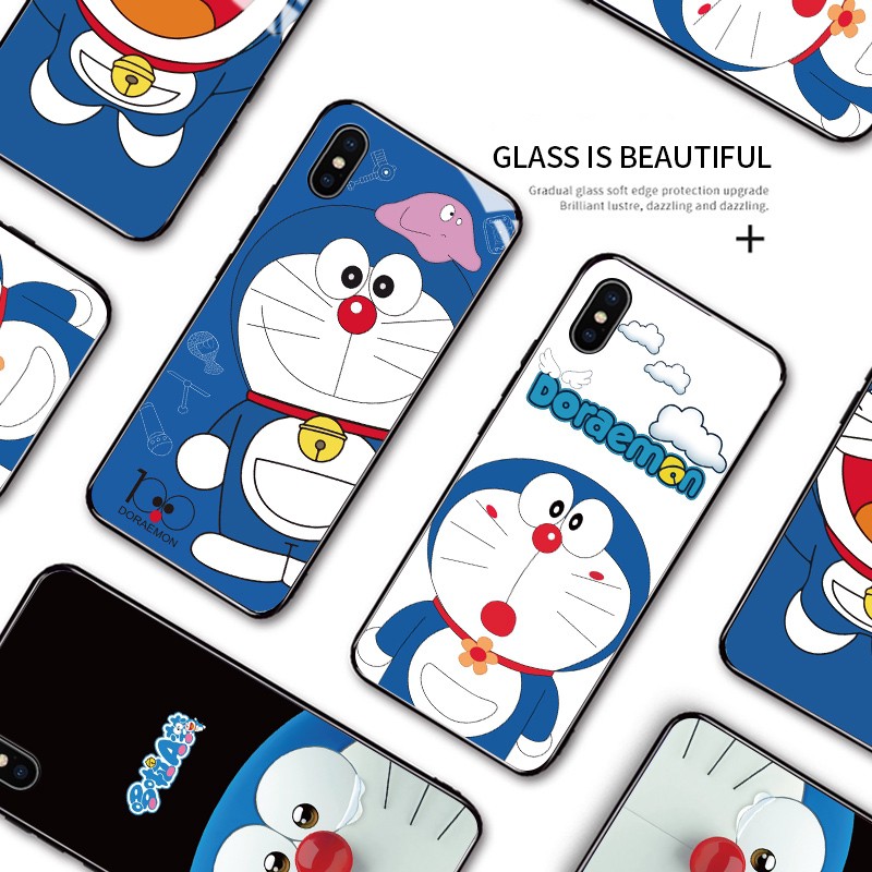 เคสสำหรับ Vivo X60 X50 Pro Cartoon Doraemon Cat Casing Phone Case Back 
