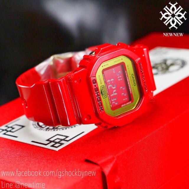 นาฬิกา CASIO G-SHOCK CHINESE NEWYEAR รุ่น DW-5600CX-PHP หมูทองเล็ก ของแท้ รับประกันศูนย์ 1 ปี