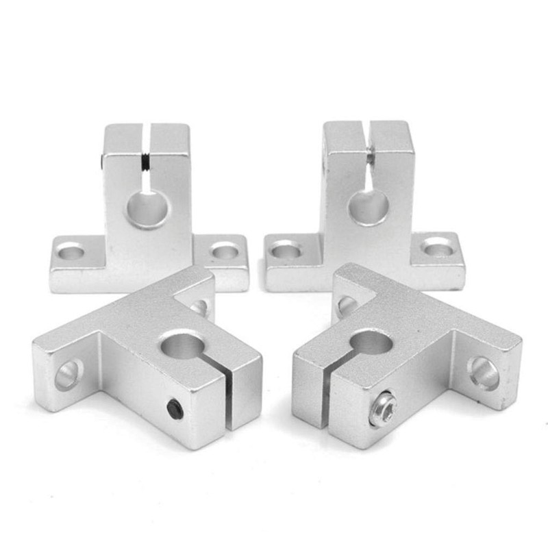 15Pcs 400Mm Optical Axis Guide Bearing Housings Linear Rail Shaft ...