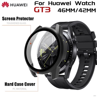 เคสกระจกนิรภัยกันรอยหน้าจอสําหรับ Huawei Watch GT3 46 มม. 42 มม.