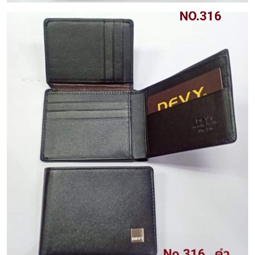 กระเป๋าธนบัตร​ DEVY​ ของแท้​ รุ่น 316