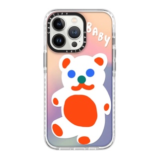 Casetify Baby Bear by Katie Benn 13 Pro  Impact Case  Color: Sheer- Iridescent