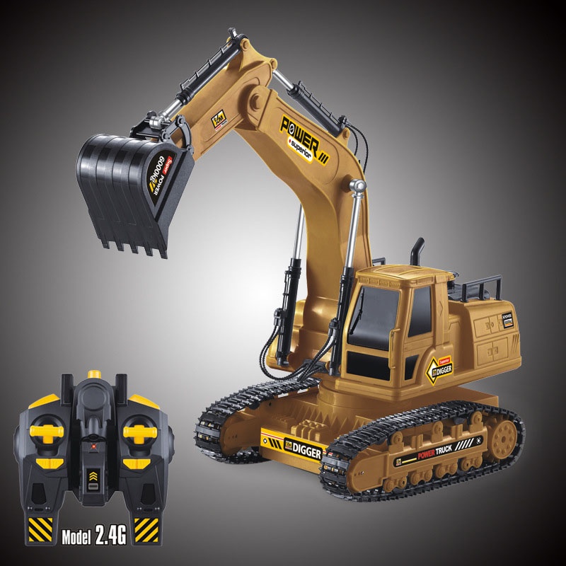 รถดั้มบังคับ แม็คโครบังคับ 4x4 และ 1:12 Excavator พร้อมแบตเตอร์รี่และชาร์จ ใช้งานได้ดี รถบังคับราคาถ