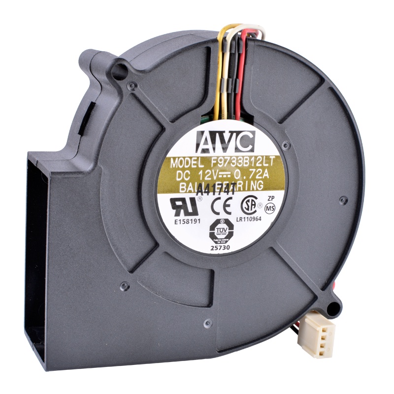 COOLING REVOLUTION F9733B12LT 12V 0.72A 9733 Turbo Blower อุปกรณ์ฉายภาพพัดลมเซิร์ฟเวอร์