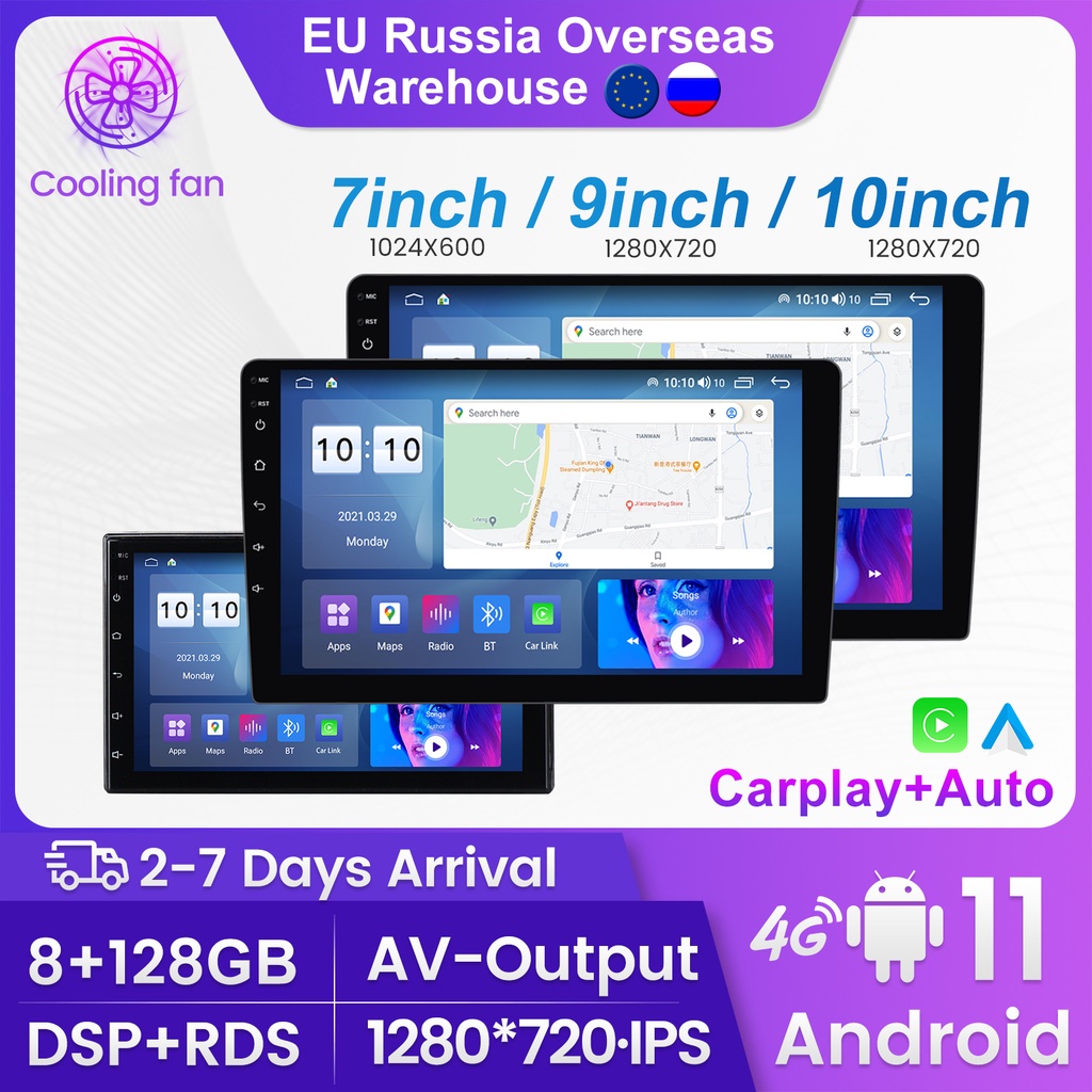 MEKEDE QLED FYT 7862 8GB128GB 1280720 Android 11 Universal Auto Stereo ...