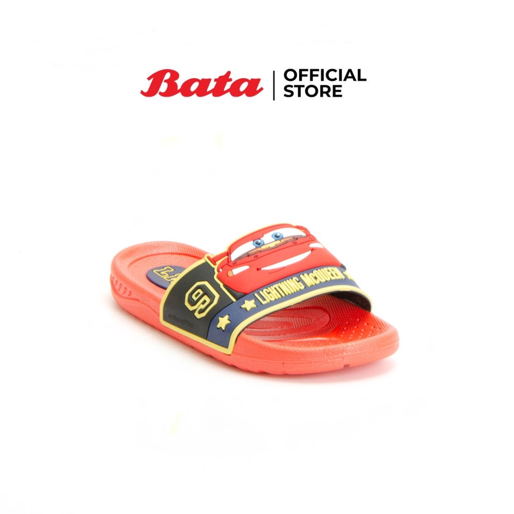 *Best Seller* Bata Disney รองเท้าแตะ ลายการ์ตูน คาร์ สำหรับเด็กชาย สีแดง - 3615821