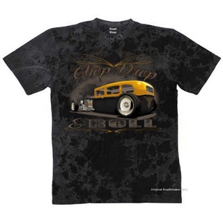 พร้อมส่ง เสื้อยืดแขนสั้น คอกลม ผ้าฝ้าย 100% พิมพ์ลายรถยนต์ Us V8 Oldschool Hot Rod `50 Motif แฟชั่นฤดูร้อน สําหรับผู้ชาย