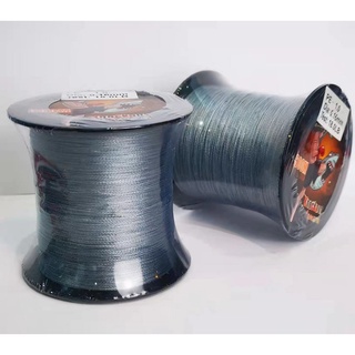 1-2 วัน (ส่งไว ราคาส่ง) สาย PE น็อคเอาท์ ถัก 4 สีเทา ยาว 300 เมตร【NUNA MALL】 Fishing line wire  knock out -Grey