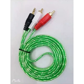 ✨สายสัญญาณเสียง 1ออก2 RCA 2 หัว - 3.5Stereo 1 หัว สำหรับมือถือ คอมพิวเตอร์ โฮมเธียเตอร์🔥