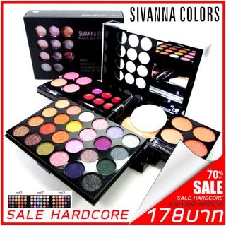 SIVANNA COLORS PRO MAKE UP PALETTE พาเลทแต่งหน้า DK212