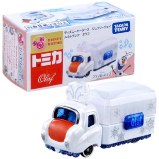 แท้ 100% จากญี่ปุ่น โมเดล ดิสนีย์ รถโอลาฟ โฟรเซ่น 2 Takara Tomy Tomica Disney Cars Motors Jewelry Trunk Olaf Frozen 2