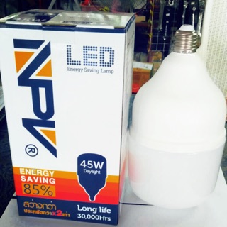 หลอดจัมโบ้LED45วัตต์เท่ากับหลอดทั่วไป445วัตต์