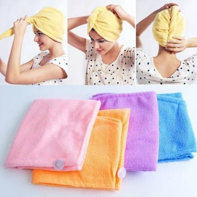 CORAL VELVET TURBAN TOWEL FOR DRYING THE HAIR PATENT