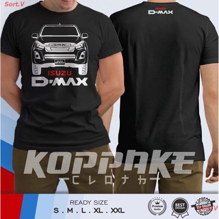 Sort.V CAR เสื้อยืด Isuzu DMAX 2020 สําหรับรถยนต์ เสื้อยืดพิมพ์ลาย เสื้อยืดโลโก้รถ