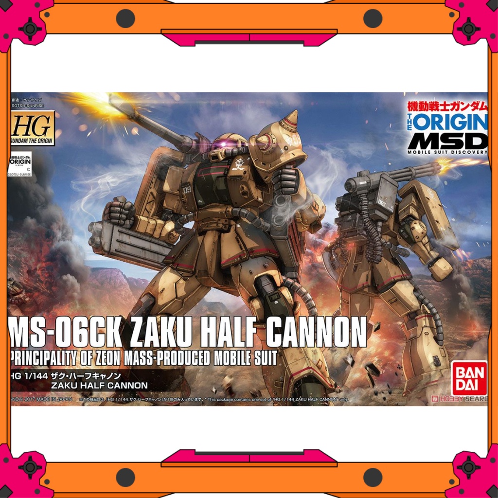 Gundam Assembly Model HG GTO Zaku Half Cannon