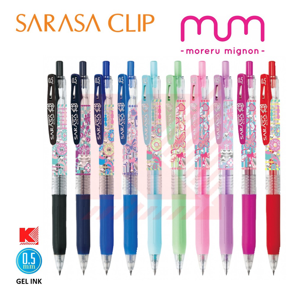 ปากกา zebra sarasa font