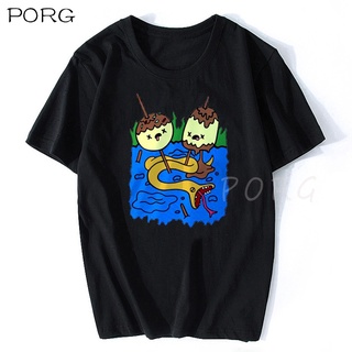 ผ้าฝ้ายคอกลมเสื้อยืด พิมพ์ลายเจ้าหญิง Bubblegum Rock Adventure Time Finn And Jake สําหรับผู้ชายfrom S-4XL