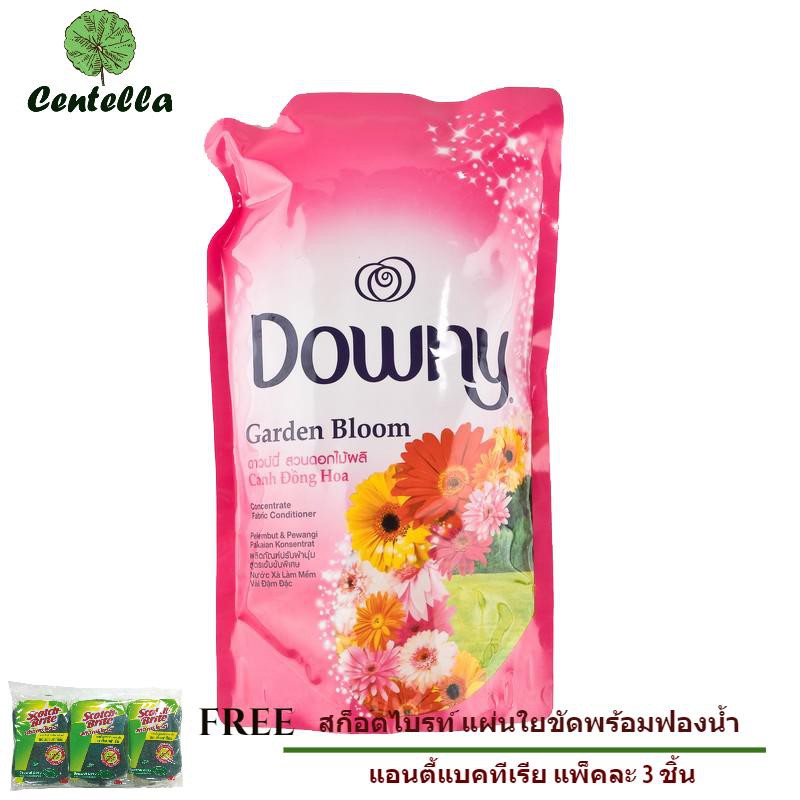 DOWNY GARDEN BLOOM1800/1600MLX1 Free 3M ANTIBAC SPONGE GREEN 3pcs/pack