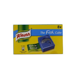 Knorr Fish Stock Cubes 8 x 10g  คนอร์สต็อกปลาก้อน 8 x 10 กรัม