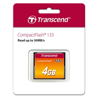 Transcend Compact Flash Card 4GB ประกัน 5 ปี