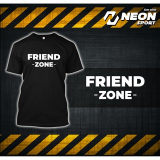 คอลูกเรือเสื้อยืดสกรีนลาย 🔥🔥 Friend zone 🔥🔥S-5XL