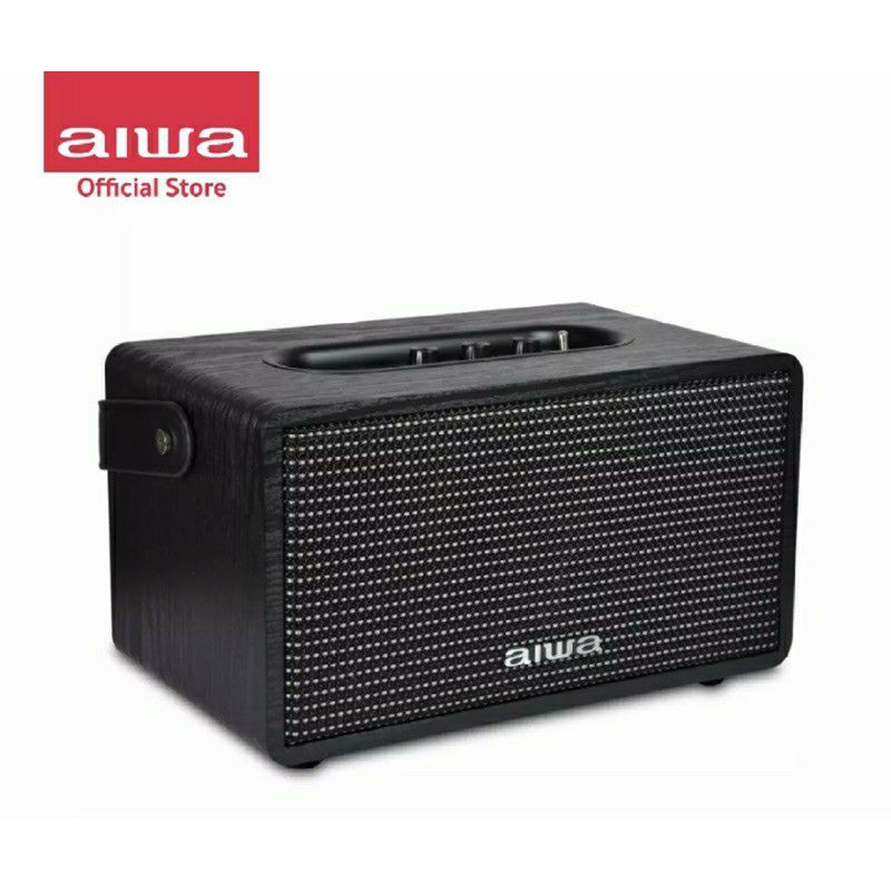 [ราคาพิเศษส่งฟรี] AIWA Retro Plus Bluetooth Speaker MI-X150 ลำโพงบลูทูธพกพา BASS++ สีดำ กำลังขับ 60W