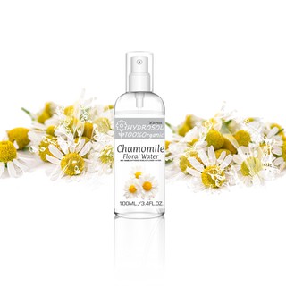 น้ำดอกคาโมมายล์ น้ำดอกไม้กลั่นบริสุทธิ์100%ออเเกนิค 100กรัม Chamomile Floral Water