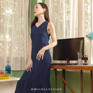 RMVCOLLECTION ชุดยาว Dorothy Maxi Dress สี Navy