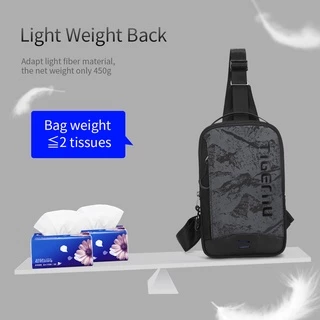 【Local Delivery】Tigernu 8189 กระเป๋าคาดอก กระเป๋าสะพายไหล่ กันน้ํา น้ําหนักเบา แฟชั่นเรียบง่าย สําหรับผู้ชาย