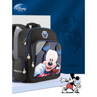 Disney กระเป๋านักเรียนประถม เด็กผู้ชาย เด็กผู้ชาย light spine care บรรเทาภาระและ decompression boy Mickey Minnie