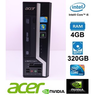 Acer Veriton X490G Intel Core i5-750 @ 2.67GHz -DDR3 4GB -HDD 320GB การ์ดจอแยก