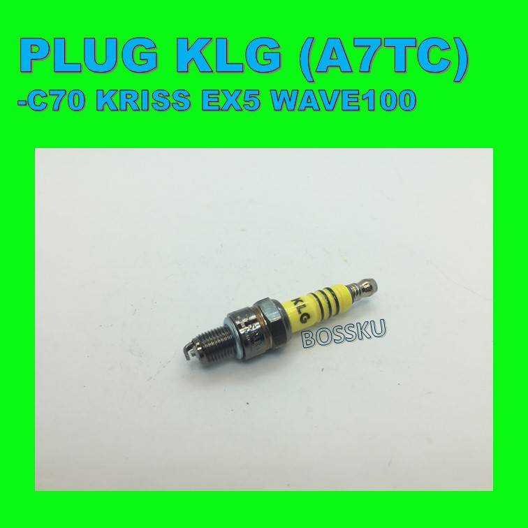 EX5 PLUG K7TC C70 PLUG KRISS SPARK PLUG KLG WAVE 100 PLUG A7TC GBO SPARK PLUG EX5 PLUG STD BOSSKU 22