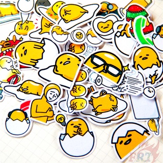 ❤ Gudetama Q-8 สติกเกอร์ไดอารี่ รูปไข่ขี้เกียจ ❤ สติกเกอร์ตกแต่งสมุดภาพ อัลบั้มแฟชั่น DIY 50 ชิ้น/ชุด