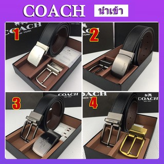 Coach F55434 เข็มขัดหนัง  ผู้ชายเข็มขัดหนัง