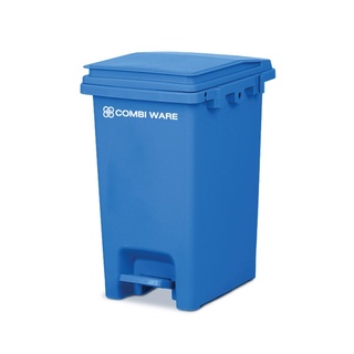 ถังขยะเท้าเหยียบ สีน้ำเงิน 30L สีน้ำเงิน ใบ COMBI WARE RX-30E-BLU COMBI WARE RX-30E-BLU ถังขยะ Foot pedal dustbin, blue,