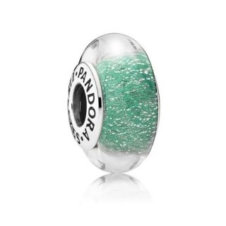 (พร้อมส่ง)*New*Pandora Disney Ariels Signature Color Charm, Murano Glass 